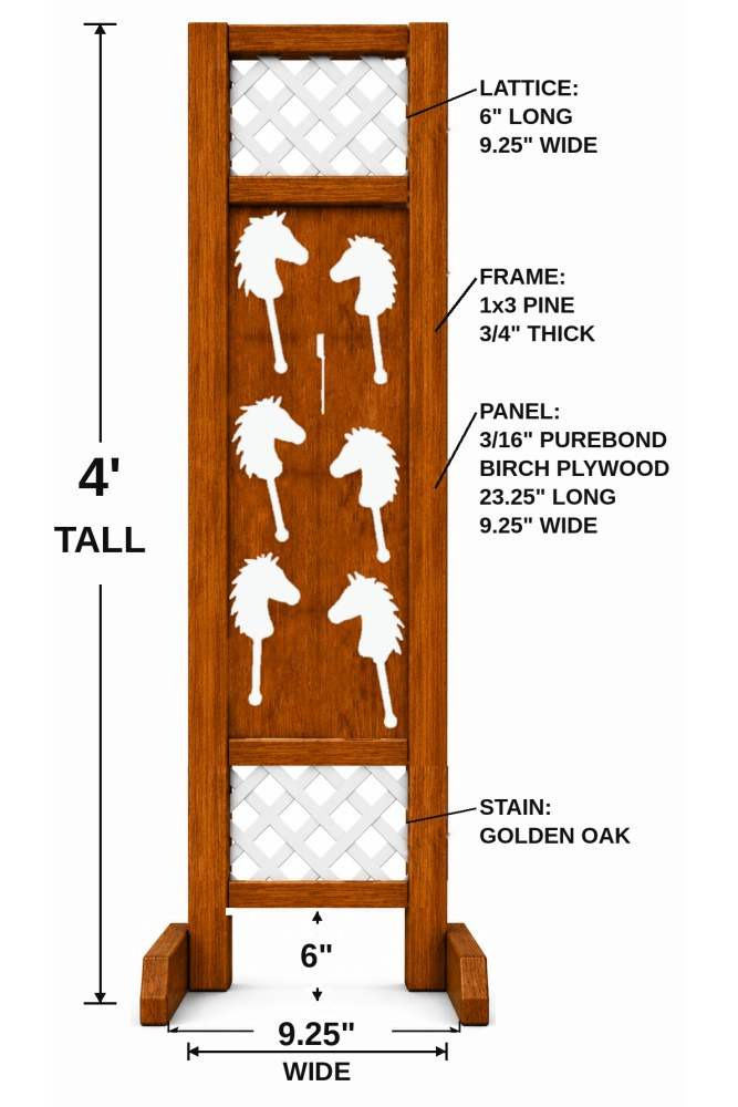 Hobby Horses hobby horse jump — custom colors, ships to Brooklyn, New York
