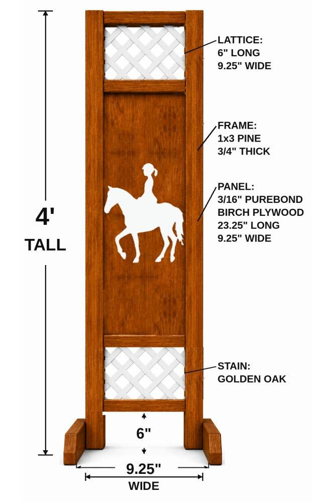 Horse & Rider hobby horse jump — custom colors, ships to Brooklyn, New York